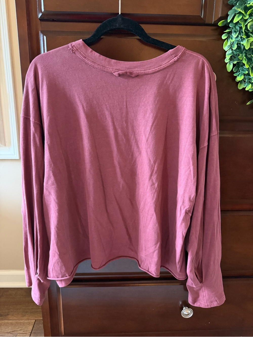 FP Movement by Free People Oversized Long Sleeve Tee in Dusty Rose - Picture 2 of 4